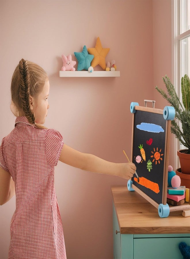 UDEAS Wooden Kids Art Easel, Double-Sided Tabletop Easel for Painting with Magnetic Letters Numbers and Pens, Magnetic Drawing Board for Toddlers for Boys and Girls 3+ - Image 2